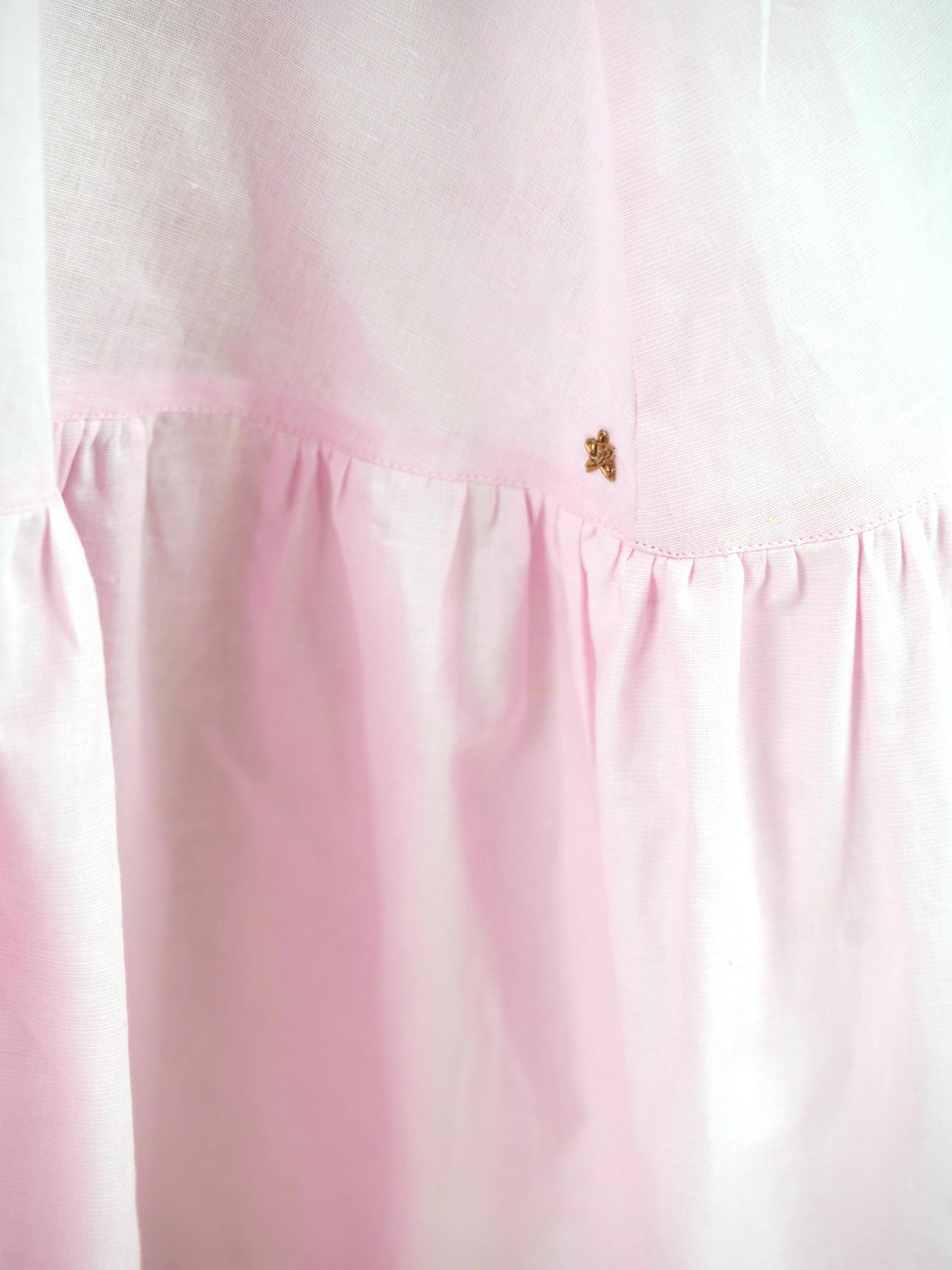 Sleeveless Halter Dress - Pastel Pink Linen