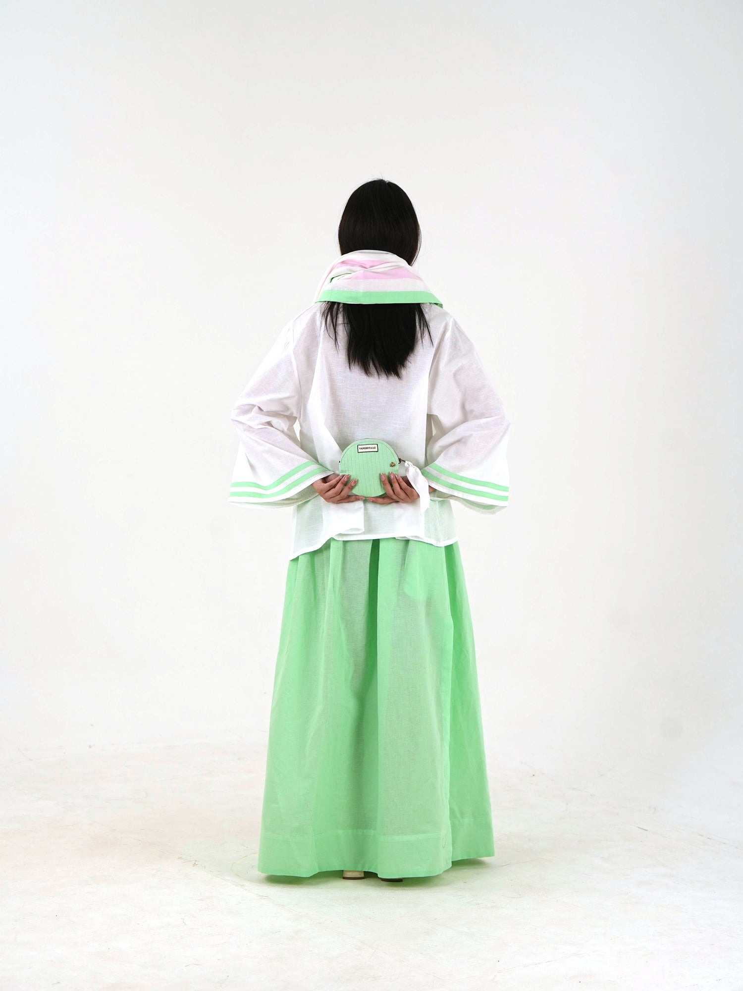 Contrast Trim Set - White Relaxed Fit