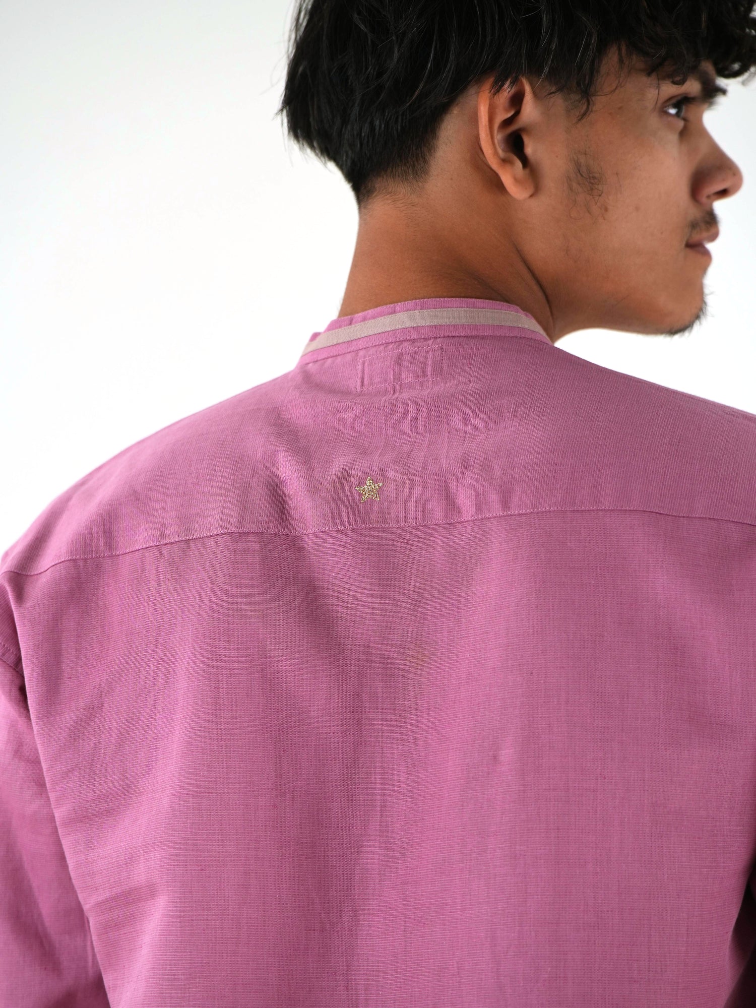 Long Kurta for Men - Dusty Pink