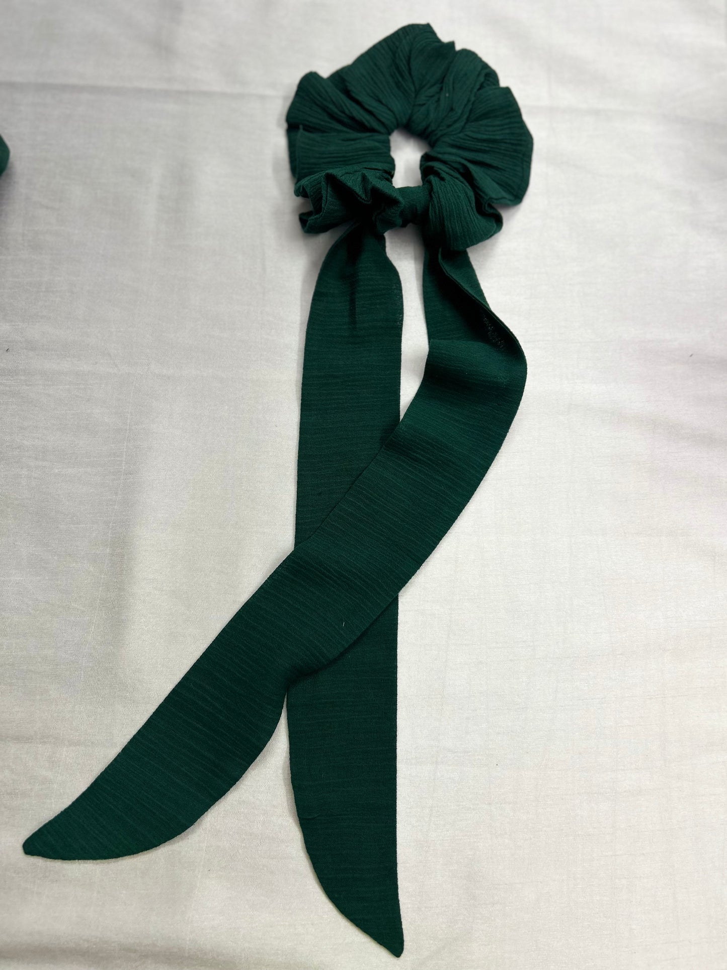 Cotton Crepe Dyed Scrunchies