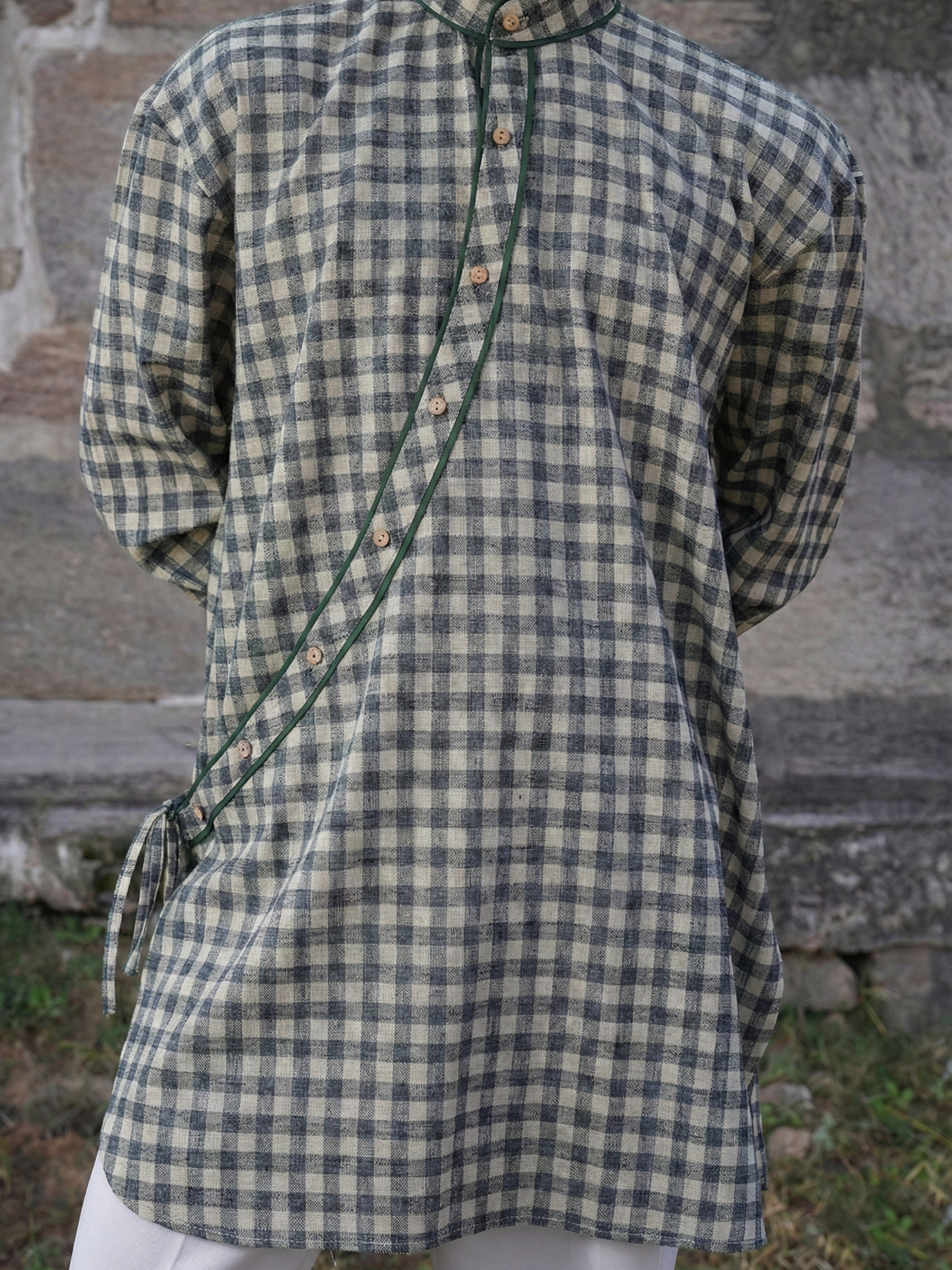 Sutra Angrakha Check Kurta