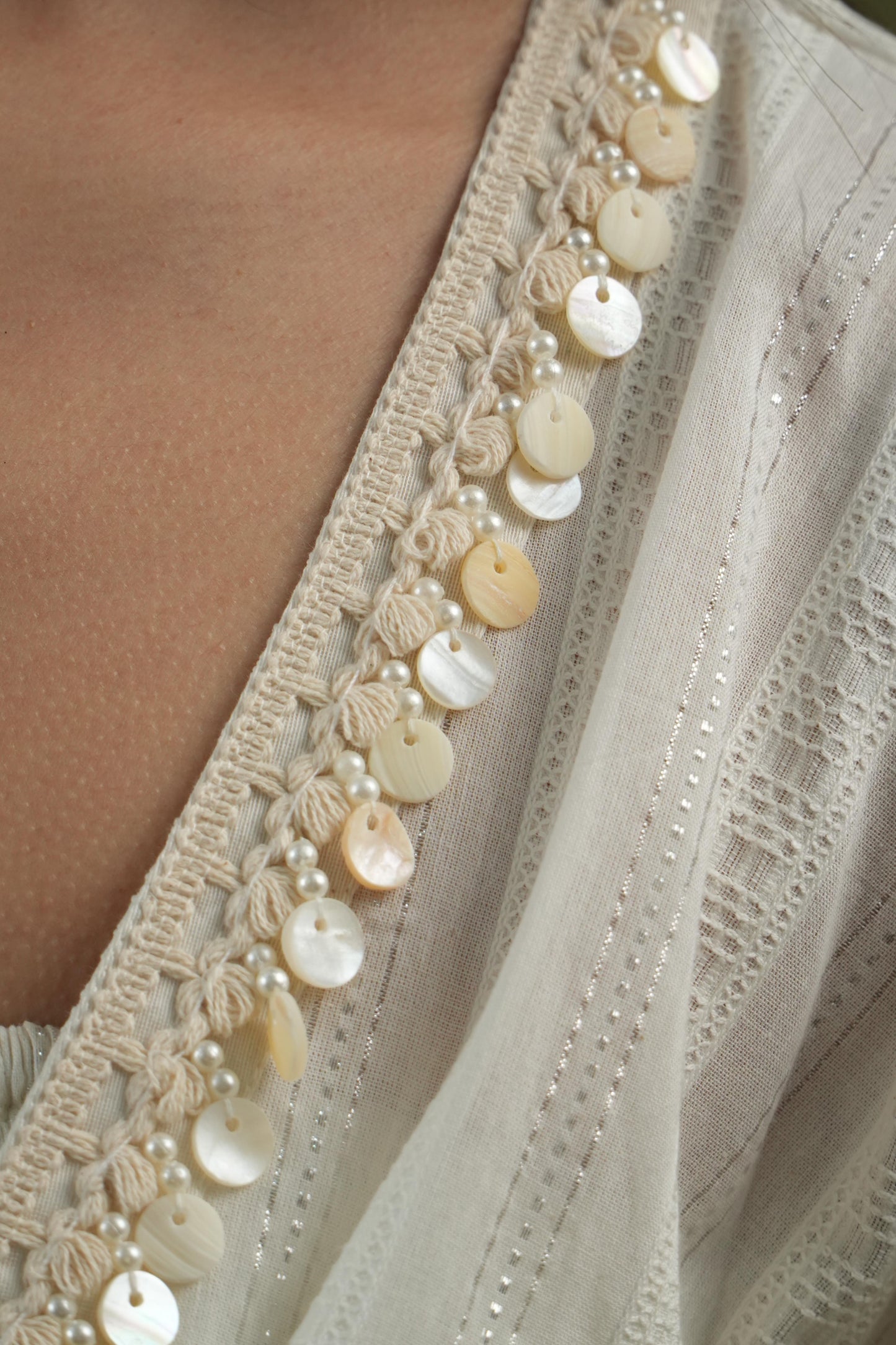 Vanshitaaz Ivory Serenity Drape Set