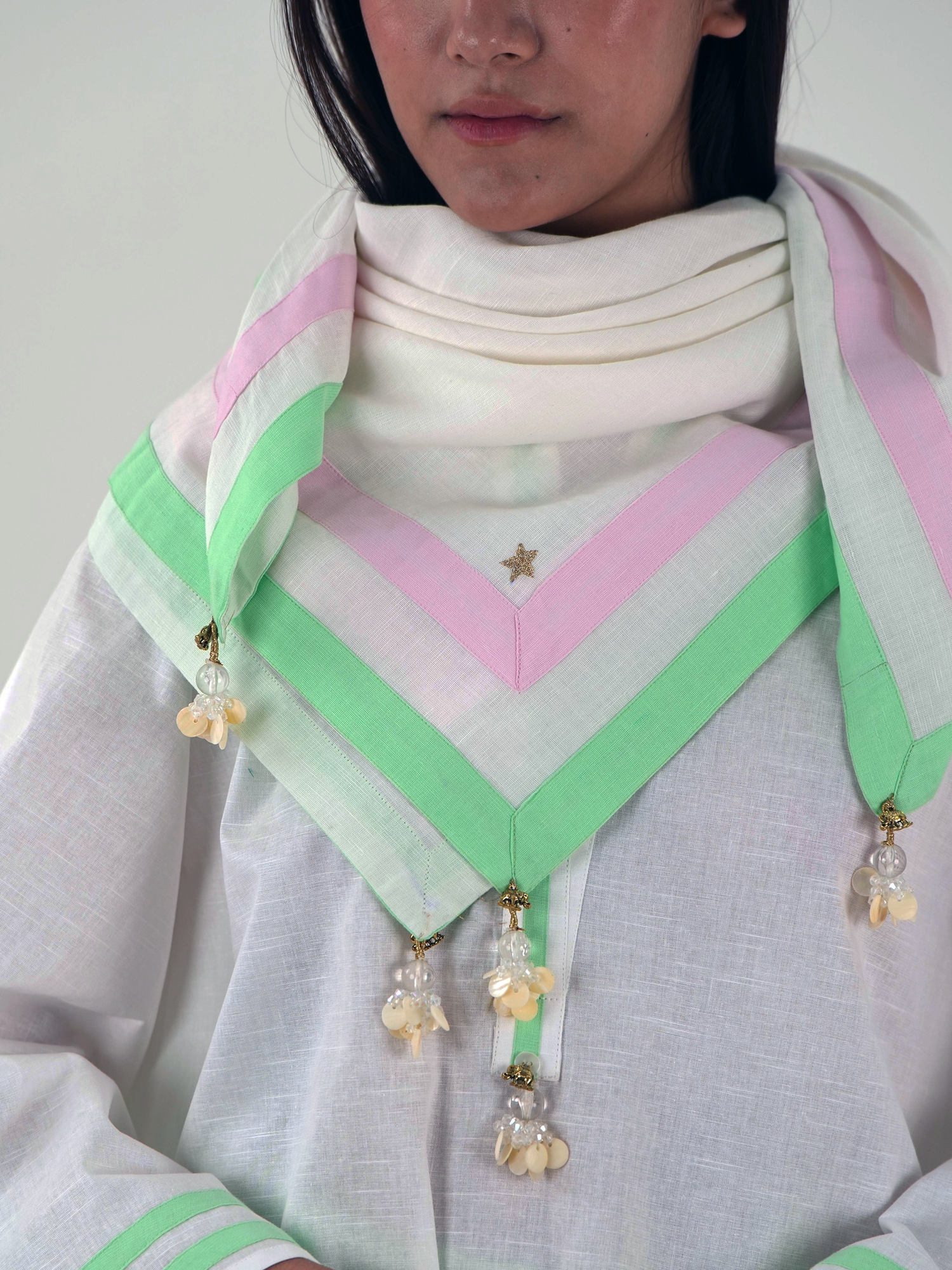 Shell Tassels Scarf