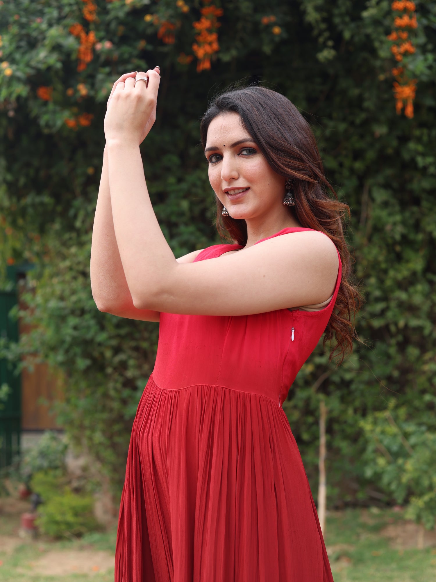 Tiered Full Length Ombre Dress