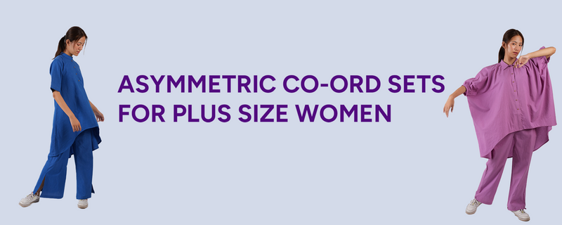 Asymmetric Co-ord Sets , Plus Size Woman