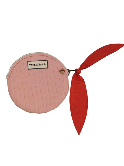 Knot Mini Pouch - Blush