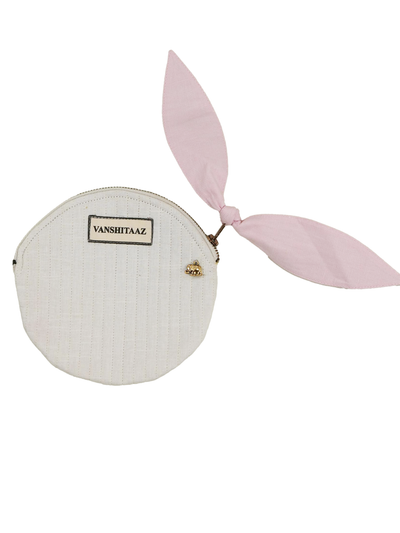 Knot Mini Pouch - Blush