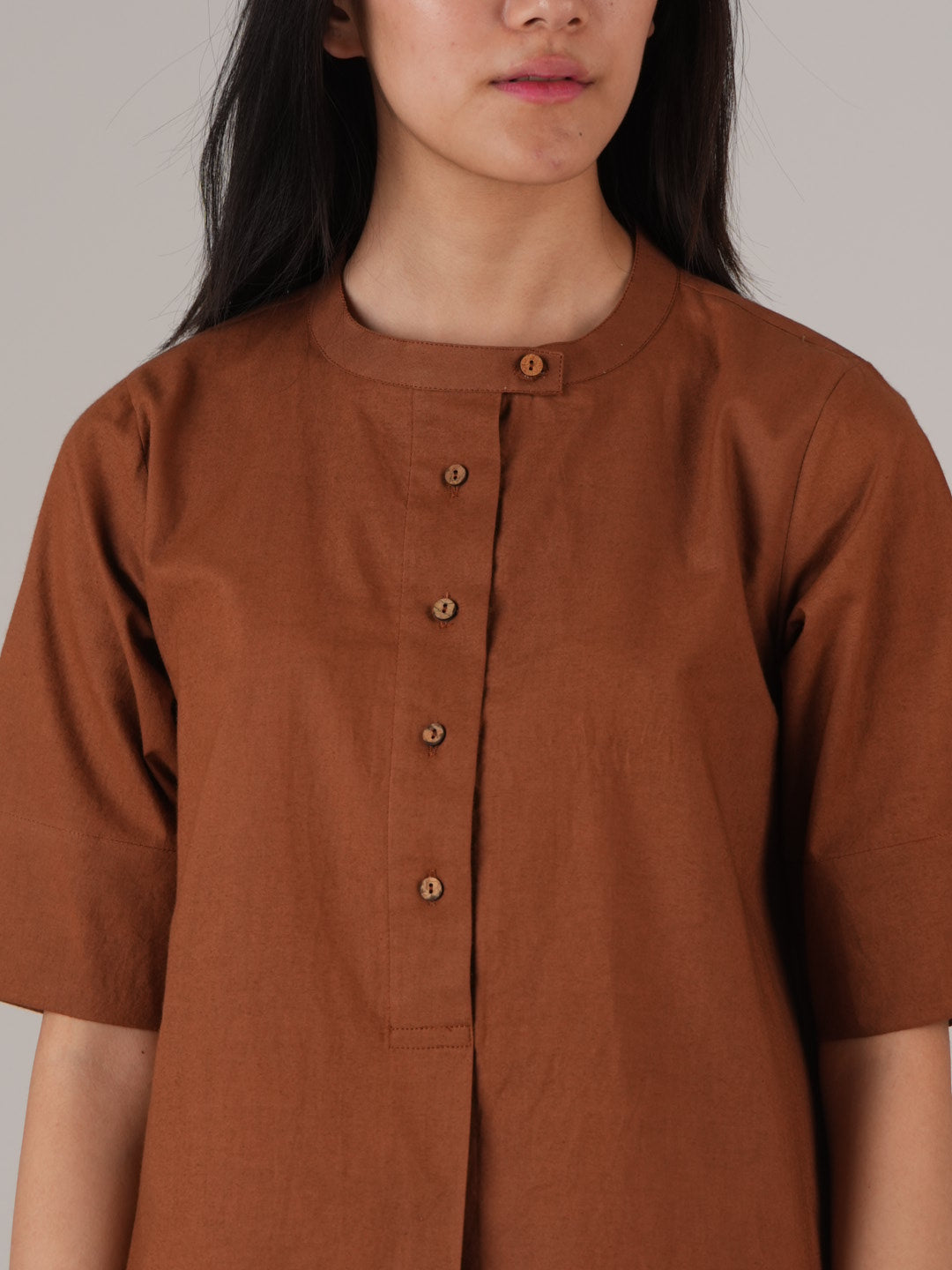 Vanshitaaz Burnt Brown Anti Fit Cotton Co-ord set