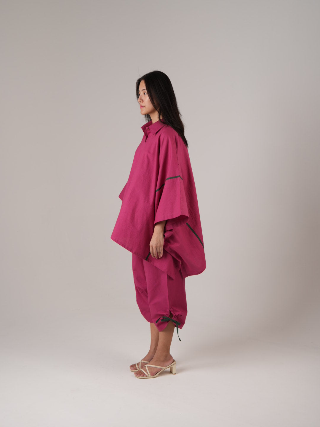 Vanshitaaz Magenta pink Anti Fit Cotton Co-ord set