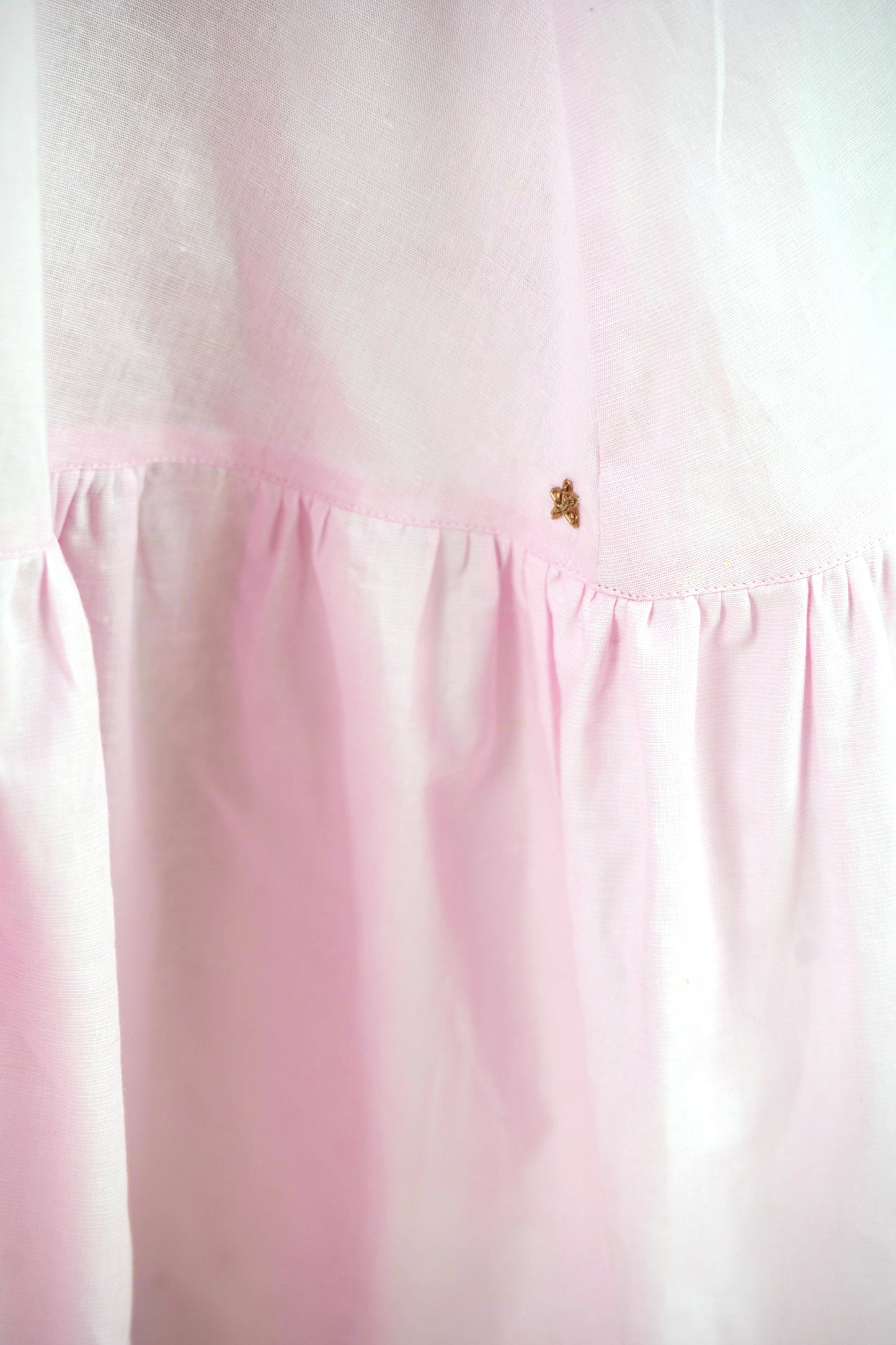 Sleeveless Halter Dress - Pastel Pink Linen