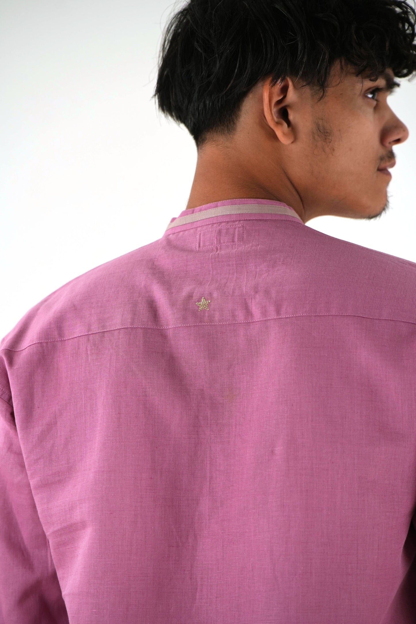 Long Kurta for Men - Dusty Pink