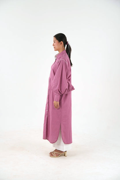 Wide Leg Palazzo - White Linen Cotton