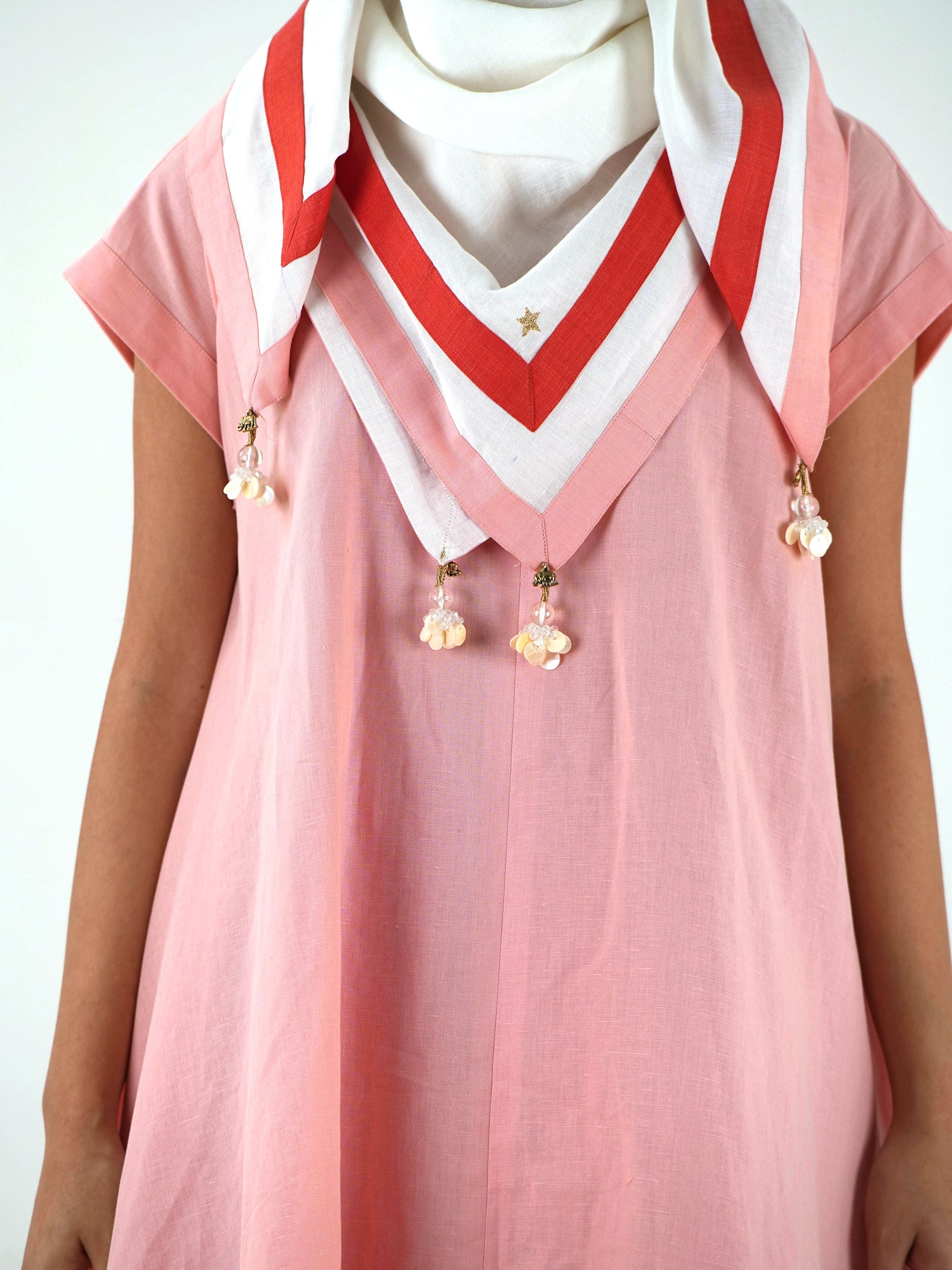High Low Top - Pastel Pink Loose Fit