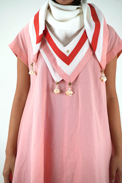 High Low Top - Pastel Pink Loose Fit