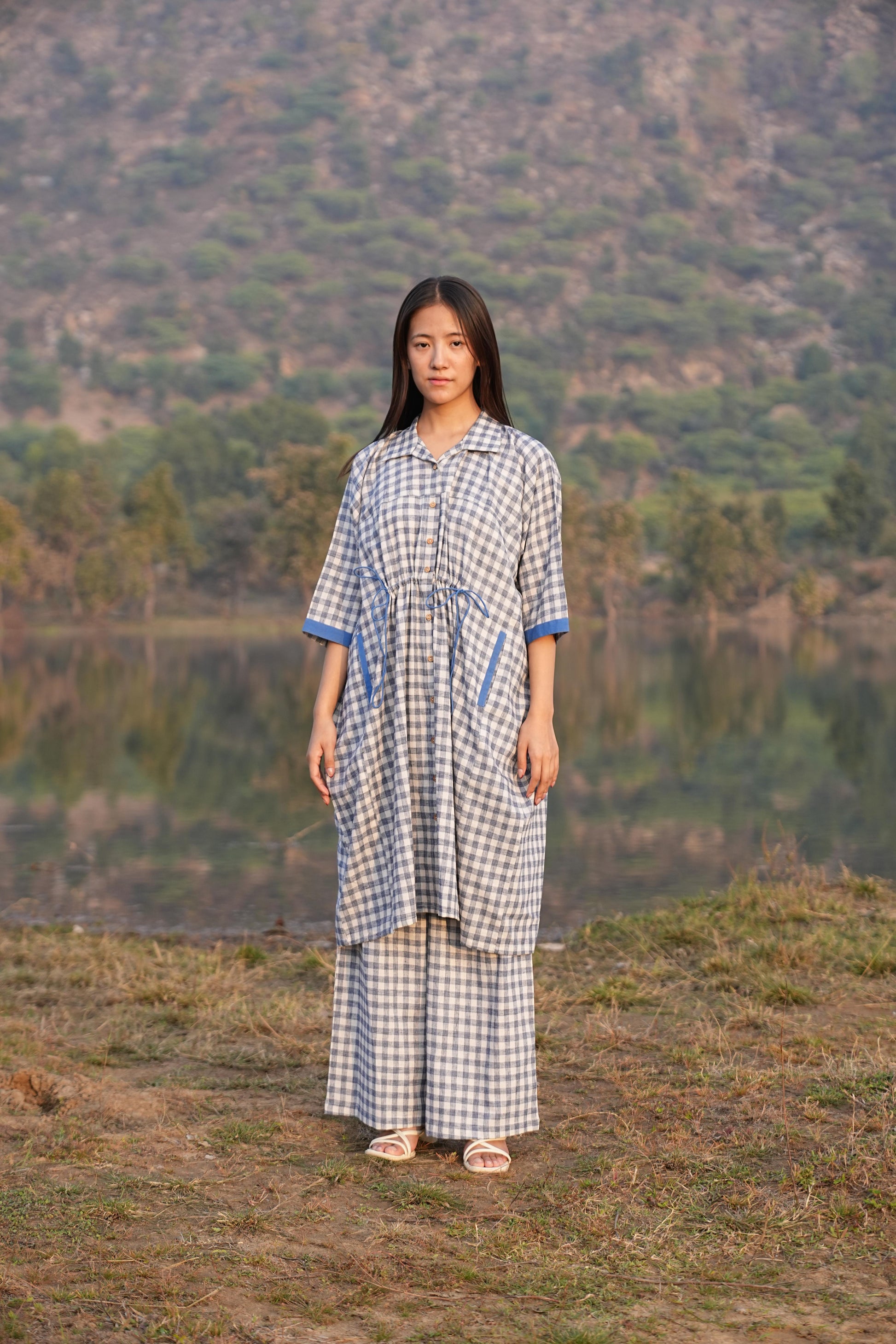 Sutra Anti-Fit Check Co-ord Vanshitaaz Sutra Anti-Fit Check Co-ord Vanshitaaz