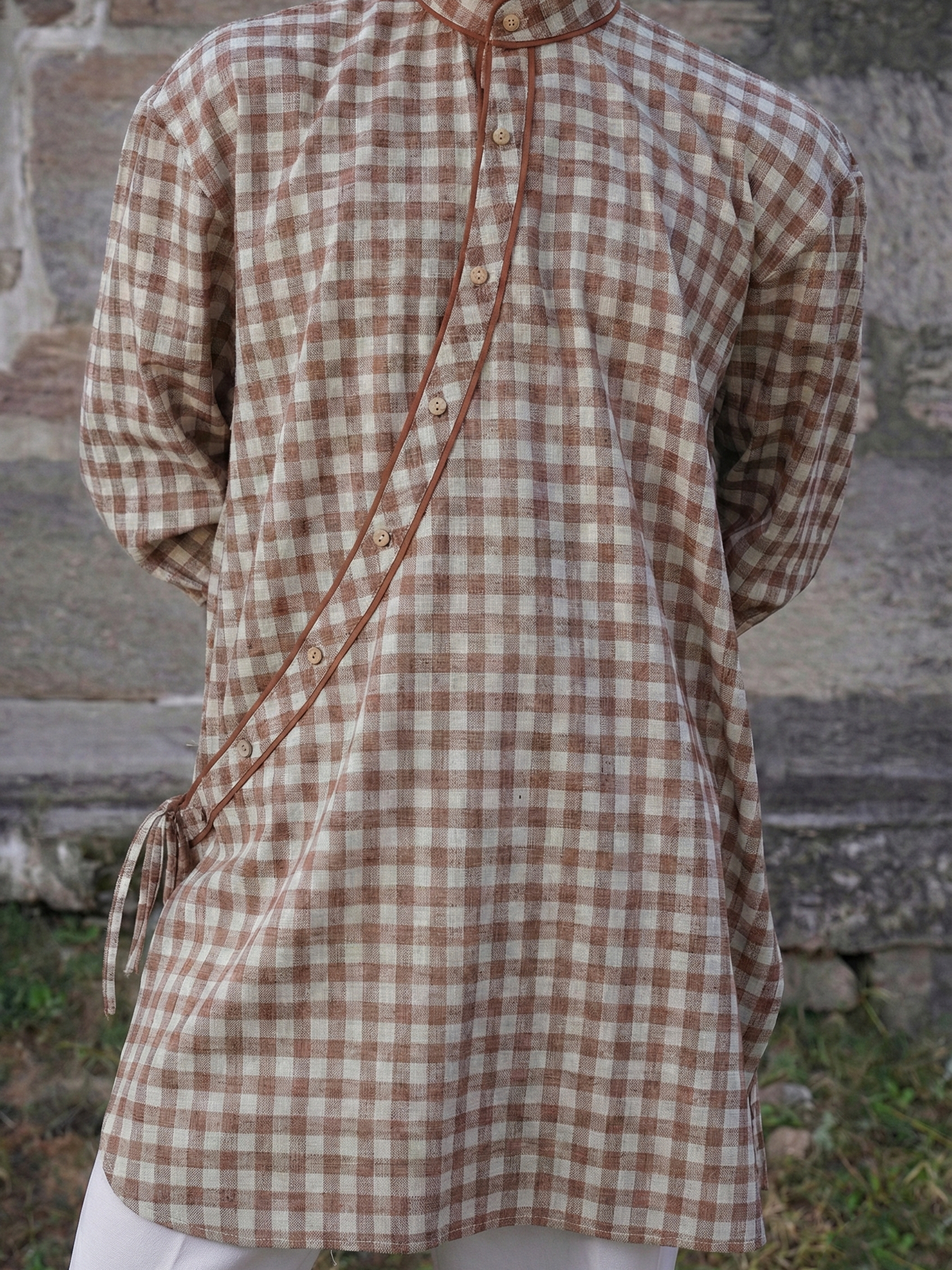 Sutra Angrakha Check Kurta
