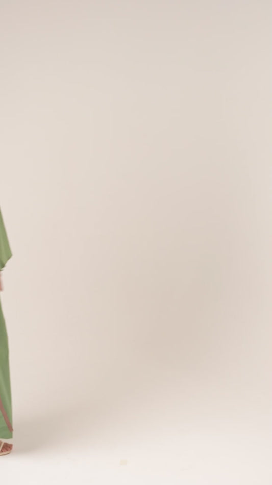 Vanshitaaz Sage Green Cotton Co-ord set