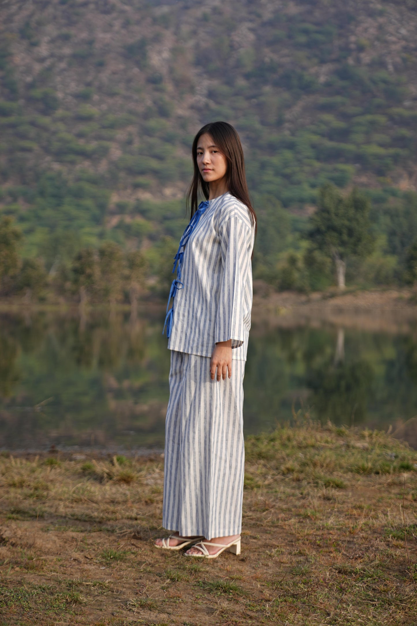 Sutra Bow Stripe Co-ord