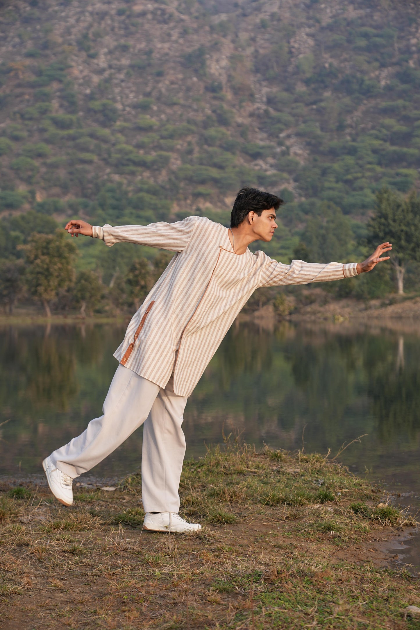 Sutra Urban Stripe Kurta