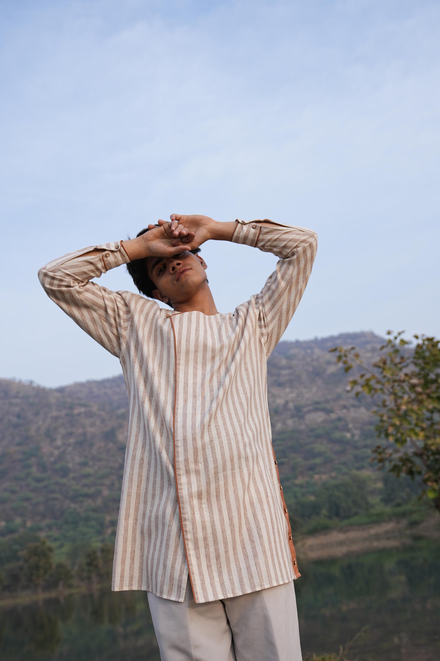 Sutra Urban Stripe Kurta