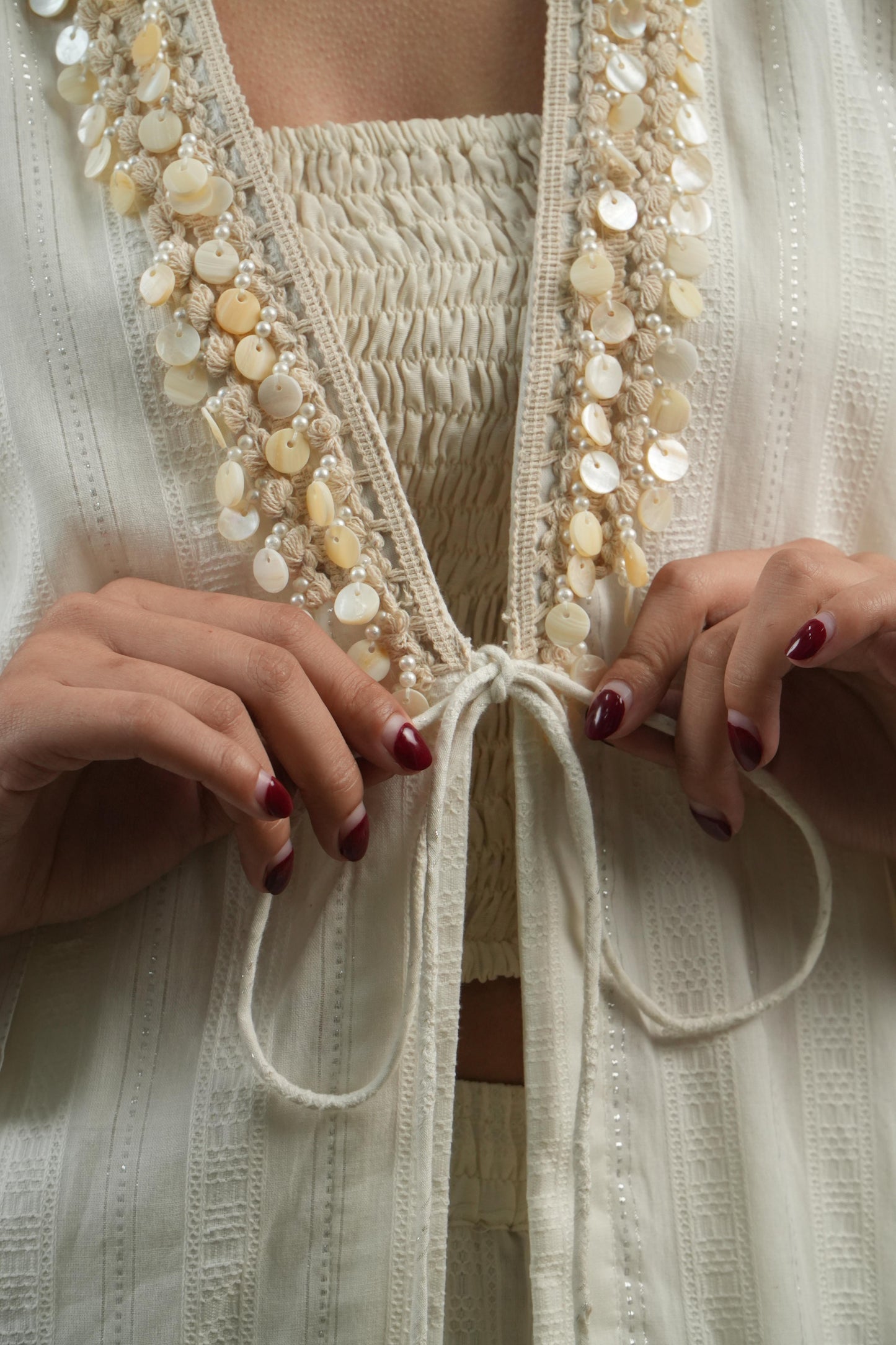 Vanshitaaz Serene Ivory Co-ord Set