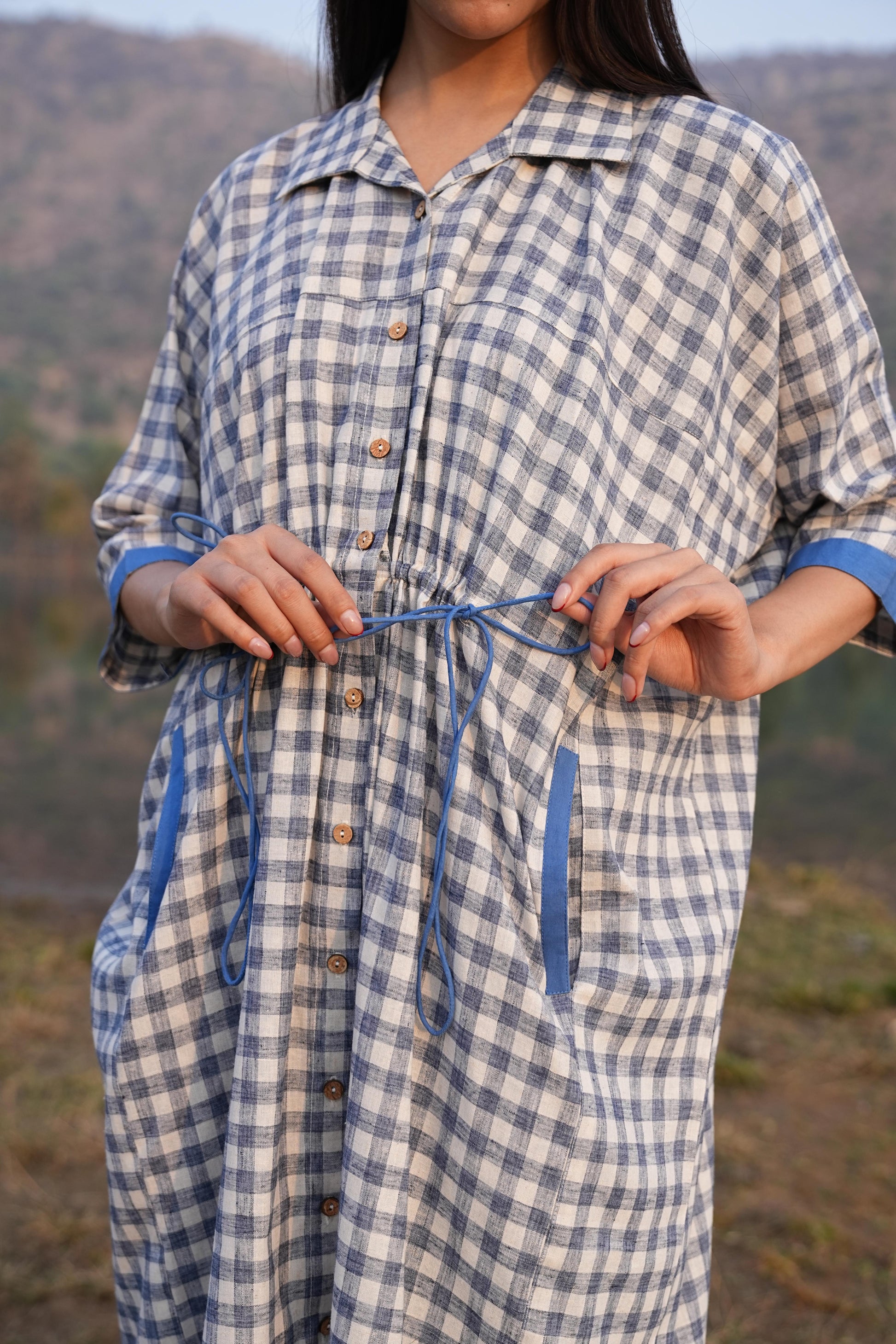 Sutra Anti-Fit Check Co-ord Vanshitaaz Sutra Anti-Fit Check Co-ord Vanshitaaz