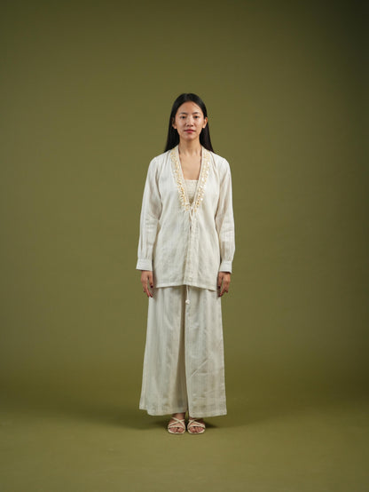 Vanshitaaz Serene Ivory Co-ord Set