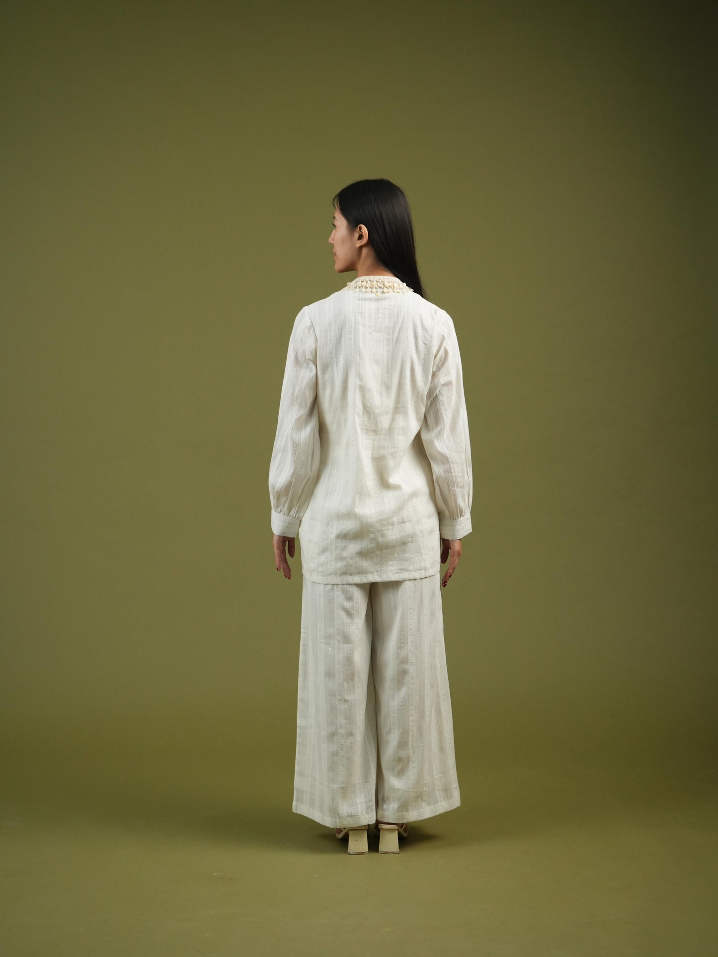 Vanshitaaz Serene Ivory Co-ord Set