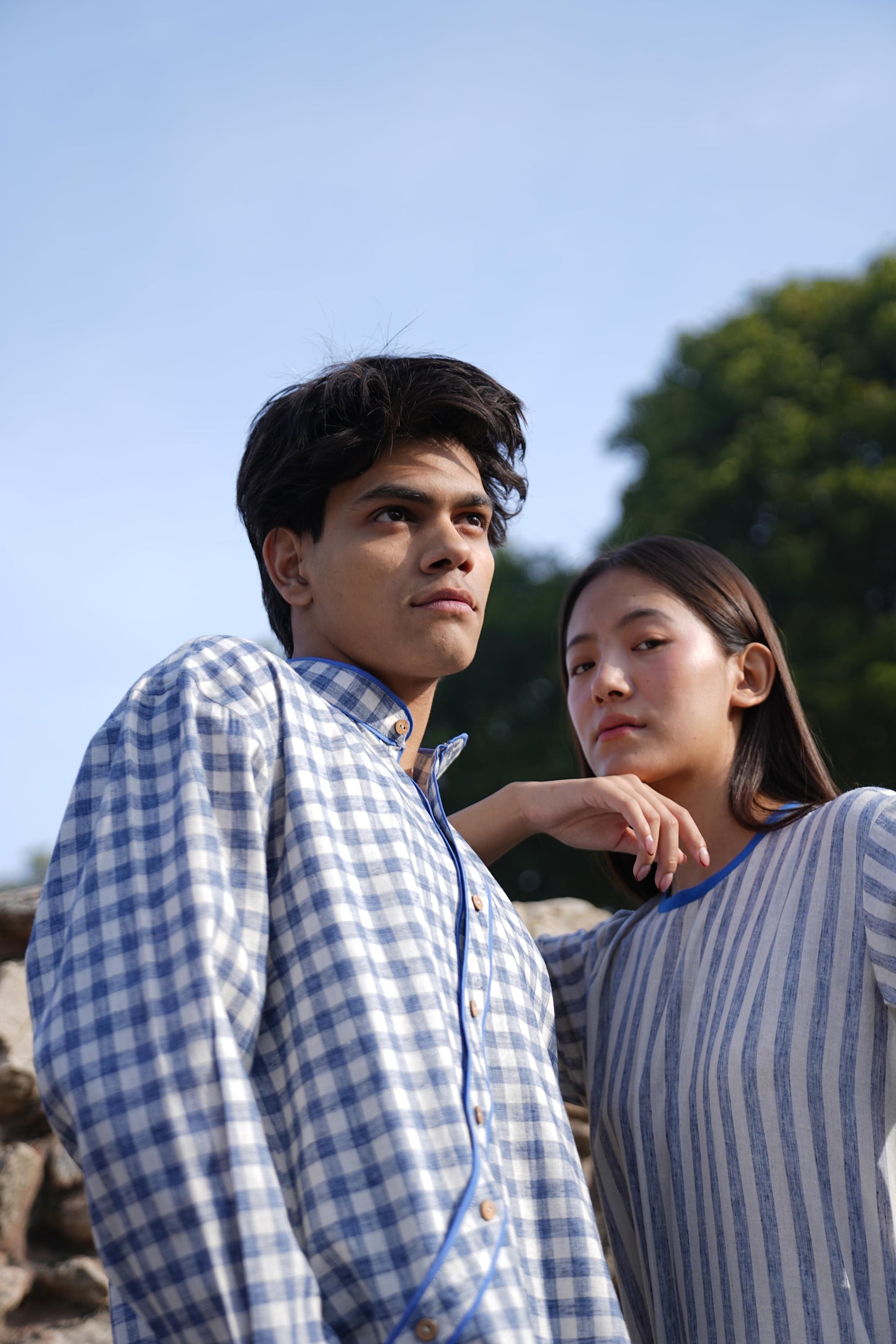 Sutra Angrakha Check Kurta