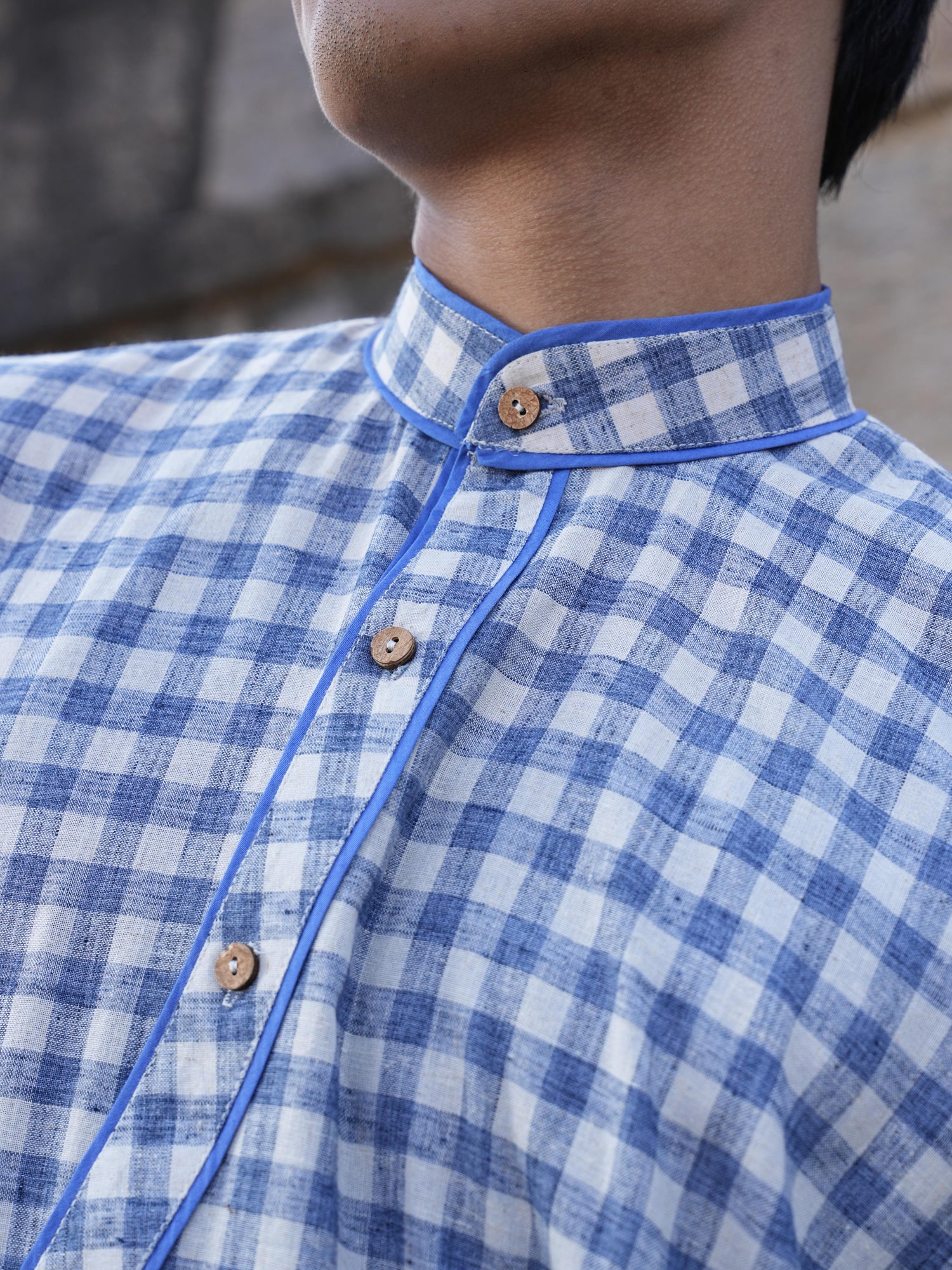 Sutra Angrakha Check Kurta