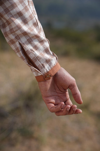 Sutra Anti-Fit Check Kurta