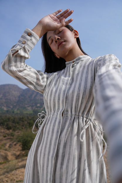 Sutra Stripe Maxi Dress