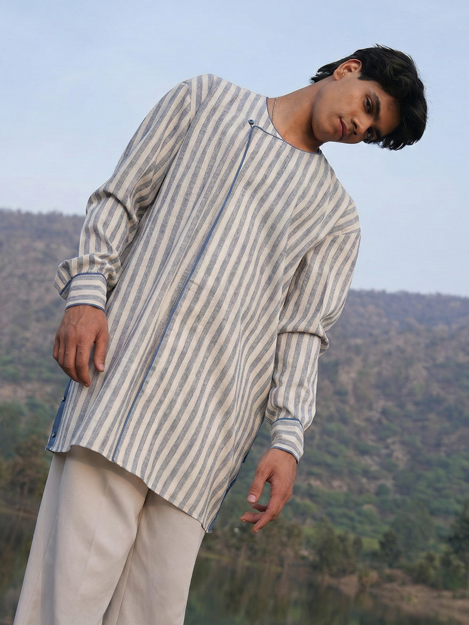 Sutra Urban Stripe Kurta