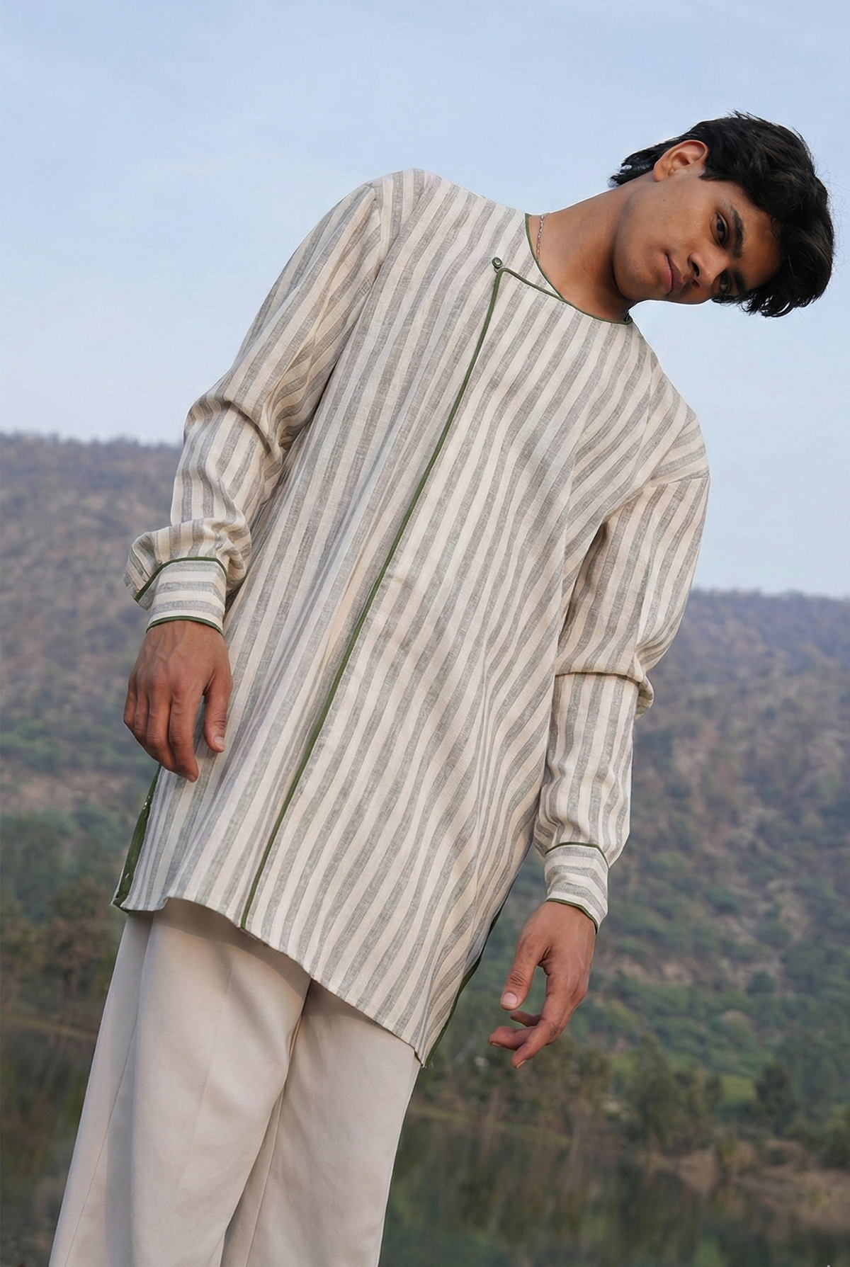 Sutra Urban Stripe Kurta