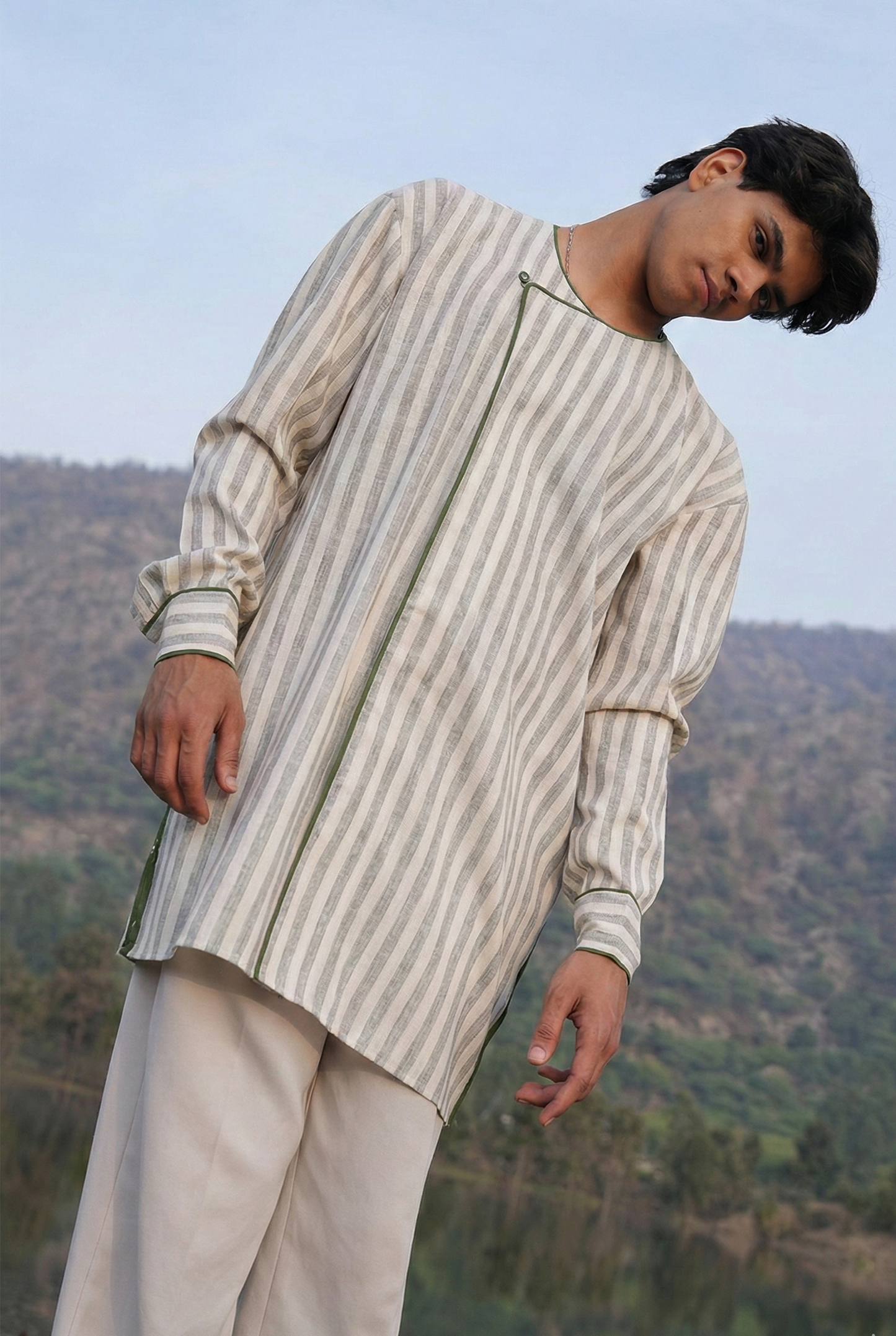 Sutra Urban Stripe Kurta