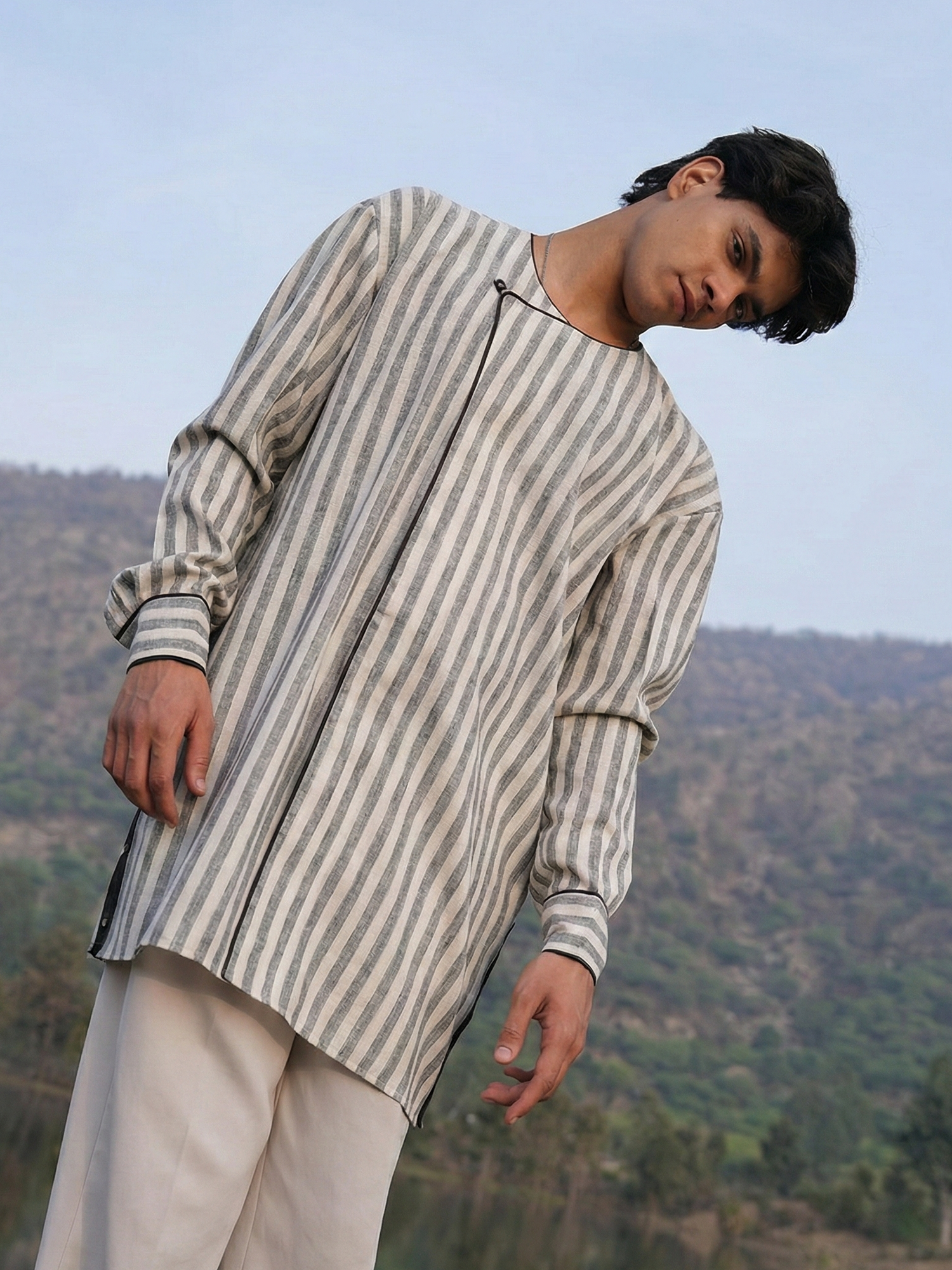 Sutra Urban Stripe Kurta